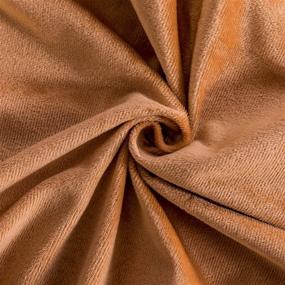 img 3 attached to NTBAY Velvet Flannel Queen Duvet Cover Set, 3-Piece Zippered Comforter Cover Set in Camel