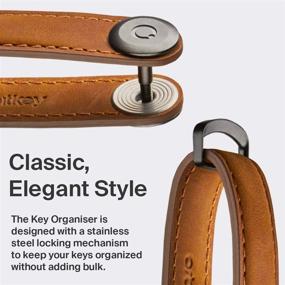 img 2 attached to Custom Crazy Leather Orbitkey Holder - Elevate Your Style and Organization