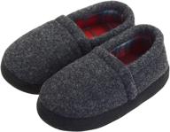 stay cozy and stylish with vlly camo 🏼 slip-on slippers for boys with memory foam and hard sole logo