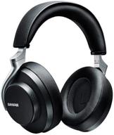 shure aonic 50 black wireless over-ear noise cancelling headphones logo