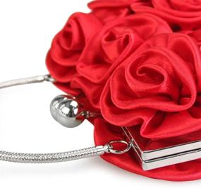 img 2 attached to 👛 Кошелек для телефона Missy Roses: Стильная женская сумка и кошелек с надежным замком - идеально подходит для кличек и вечерних сумок
