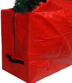 img 1 attached to 🎄 UMARDOO Christmas Tree Storage Bag - Xmas Tree Storage Container for Disassembled Artificial Trees, Waterproof Zippered Bag with Carry Handles (Red, 65x15x30 in)