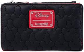 img 2 attached to Курьезный, но функциональный: Loungefly Disney 🐭 кошелек с квилтингом Mickey Mouse для поклонников Disney