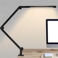 enhancing productivity with niulight swing arm desk lamp: eye-caring led, dimmable, timer, memory, touch control, 6 color modes for study, reading, work, and office tasks logo