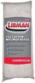 img 1 attached to 🧹 Premium Libman #24 Cotton Wet Mop Refill for Optimal Cleaning Experience