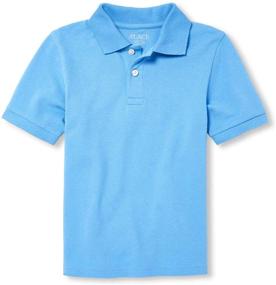 img 1 attached to Stylish and Comfortable Big Boys' Short Sleeve Polos at The Children's Place