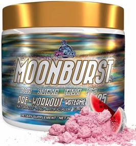 img 4 attached to 🍉 Revitalize Your Workout with MOONBURST Pre Workout: Energizing Preworkout Powder Supplement for Optimal Strength, Focus, and Pump - No Crash! (Watermelon Flavor | 25 Servings)