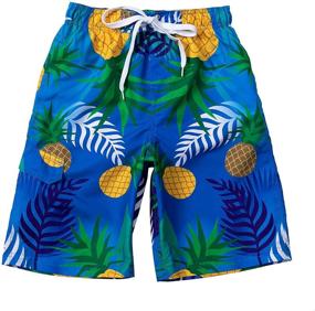 img 4 attached to 🩳 Boys' Swim Trunk Anchor 10 - Swimwear for Kids