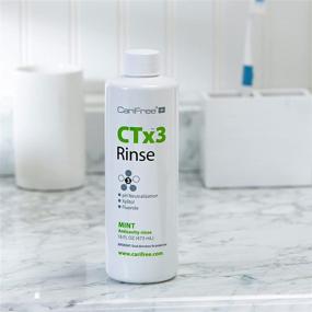 img 2 attached to 🦷 CariFree CTx3 Fluoride Rinse: Dentist Recommended Mint Anti-Cavity Solution (1-Pack)