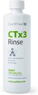 🦷 carifree ctx3 fluoride rinse: dentist recommended mint anti-cavity solution (1-pack) logo