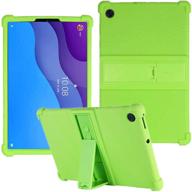 🧒 hminsen for lenovo tab m10 hd 2nd gen case 10.1 inch 2020 (tb-x306f tb-x306x) - kid-friendly silicone stand cover in green for lenovo tab m10 hd 10.1" tablet logo