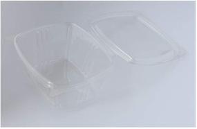 img 2 attached to Disposable Clamshell Container Leakproof Airtight