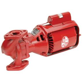 img 1 attached to 🔴 Bell & Gossett 106189 Iron Body Circulator Pump: Efficient, Reliable, Red