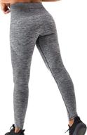 shivasm high waist seamless leggings - women's yoga 🩲 pants for workout & activewear, stretchy squat-proof & tummy control logo