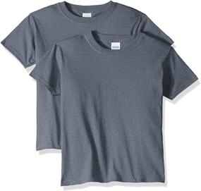 img 1 attached to 👕 Gildan Youth Heavy Cotton T-Shirt for Kids - Pack of 2 Shirts