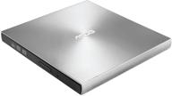 📀 asus zendrive silver 13mm external dvd burner drive - m-disc support, mac & windows compatible, nero backitup, usb 2.0 & type-c cables included logo