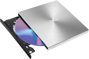 img 2 attached to 📀 ASUS ZenDrive Silver 13mm External DVD Burner Drive - M-Disc Support, Mac & Windows Compatible, Nero BackItUp, USB 2.0 & Type-C Cables included