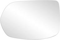 🔆 high-quality heated mirror glass for honda cr-v - fit system 33268 driver side mirror (with backing plate) - dimensions: 4 15/16" x 7 7/16" x 7 11/16 logo