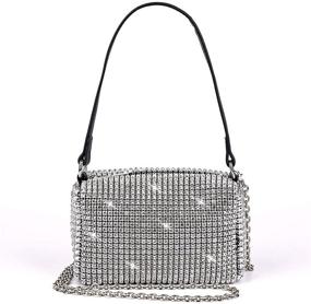 img 4 attached to Сумки через плечо Crystals Evening Sparkling Crossbody