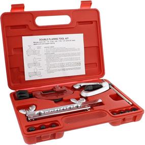 img 4 attached to 🔧 Efficient ABN Double Flaring Tool Kit: Brake Line Bender, Flare Tool, Pipe Brake Line Cutter (1/8-1-1/8 Inch)