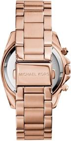 img 3 attached to Stunning Timepiece for Women: Michael Kors Blair Rose Gold-Tone Watch MK5263