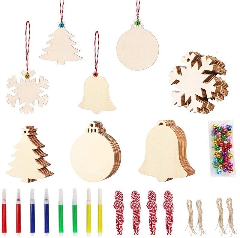 christmas ornaments unfinished hanging decorations 로고