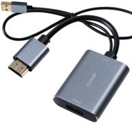 benfei hdmi to displayport adapter: 4k@60hz resolution for laptop, xbox, ps4, ps3 - hdmi input to displayport output logo