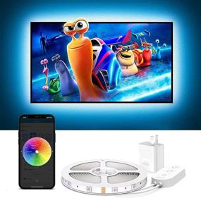 img 4 attached to 📺 Govee 10ft TV Backlights – LED Lights for TV with Alexa, Google Assistant & APP, Music Sync, 16 Million RGB Colors, DIY TV LED Backlight for 46-60 inch TVs, USB Powered