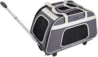 petsfit rolling pet breathable carrier: versatile, lightweight wheels for dogs & cats up to 28 lbs logo
