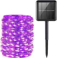 🌞 enhance your outdoor ambience with acajoe outdoor solar string lights - 1 pack of 240 led 8 modes fairy lights, 80 ft of waterproof solar powered silver wire lights for garden, patio, yard, party, wedding, camping décor logo