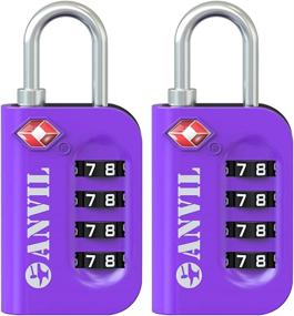 img 4 attached to 🔒 TSA-Approved Luggage Lock - Combination Travel Accessories