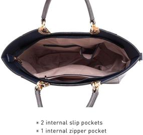 img 1 attached to 👜 Dasein Designer Satchel Shoulder Handbag: Stylish Women's Handbags, Wallets, and Satchels