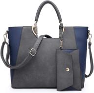 👜 dasein designer satchel shoulder handbag: stylish women's handbags, wallets, and satchels logo