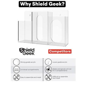 img 1 attached to Shield Compartment Acrylic Hygiene Station