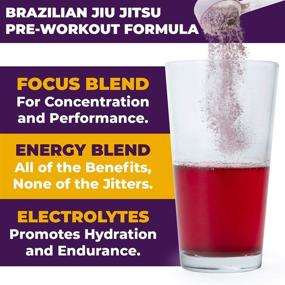 img 3 attached to 💪 Boost Your Jiu Jitsu Performance with Gold BJJ PreRoll: Ultimate Pre-Workout Supplement for Energy, Focus, and Endurance - Acai Berry Flavor, 30 Servings