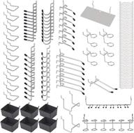 efficient industrial hardware organization: pegboard assortment accessories organizer with hooks logo