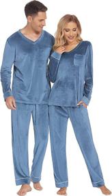 img 4 attached to Ekouaer Comfort Sleepwear Pajamas Sets（Blue