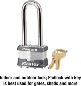 img 3 attached to 🔒 Secure Your Outdoor Spaces with Master Lock 1KALJ Outdoor Padlock - 1 Pack
