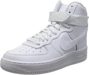 img 4 attached to 👟 Nike Air Force 1 High White/White-White (653998 100) - Perfect for Big Kids!