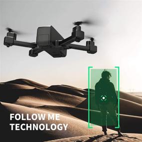 img 1 attached to Advanced Selfie Foldable Drone with Brushless Motor, 4K FHD Live Video Camera and GPS Return Home, RC Quadcopter for Adults and Beginners, Altitude Hold, Follow Me, 5G WiFi FPV Transmission