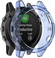 силиконовый чехол для garmin fenix 5: яркий защитный бампер, оболочка, обложка рамки для умных часов garmin fenix 5 plus логотип