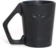 dc comics embossed cup - paladone batman ceramic coffee mug, shaped for optimal enjoyment logo