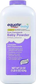 img 2 attached to Equate Pure Cornstarch Baby Powder with Lavender and Chamomile, 22oz: Natural Comfort for Your Baby's Skin