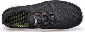 img 2 attached to TIANYUQI Mens Mesh Water Shoes Sports & Fitness in Water Sports