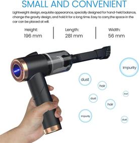 img 1 attached to 🔦 DUORT Wireless Foldable Light with 4000 Vacuuming Capability