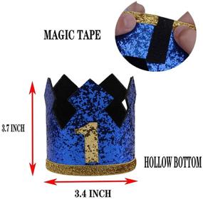 img 2 attached to 🎉 GUCHOL Glitter Suspender Birthday Decorations for Boys' Accessories | Suspenders