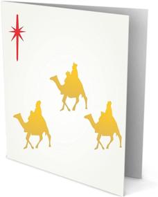 img 1 attached to 👑 Christmas Wisemen Stencil: Classic Religious Nativity Card Stencils for Painting Cards