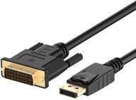 🔌 rankie displayport to dvi cable, 6 feet – enhanced with gold plating for optimal performance logo
