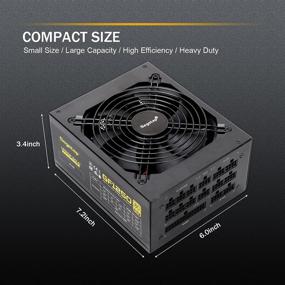 img 2 attached to 💡 Блок питания Segotep 1250W полностью модульный с эффективностью 80+ Gold и умным вентилятором 140 мм для улучшенной производительности