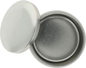 img 2 attached to Small Candle Tins for Candle Making: 24-Pack Metal Jars with Lids (Silver, 3 x 2 Inches)